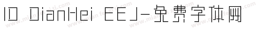 ID DianHei EEJ字体转换
